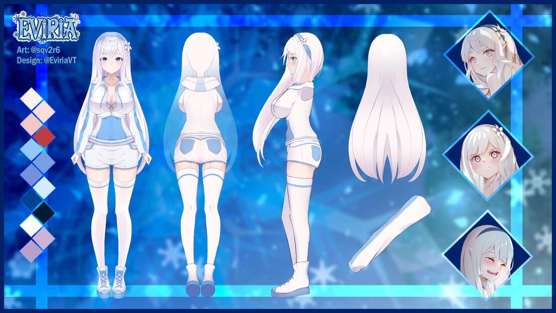 Character reference sheet